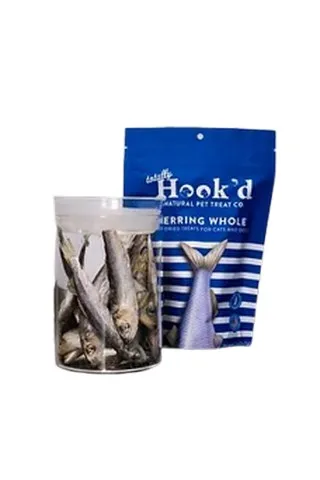 1ea Totally Hook'd Freeze-Dried Herring 2oz - Dog/Cat Supplements